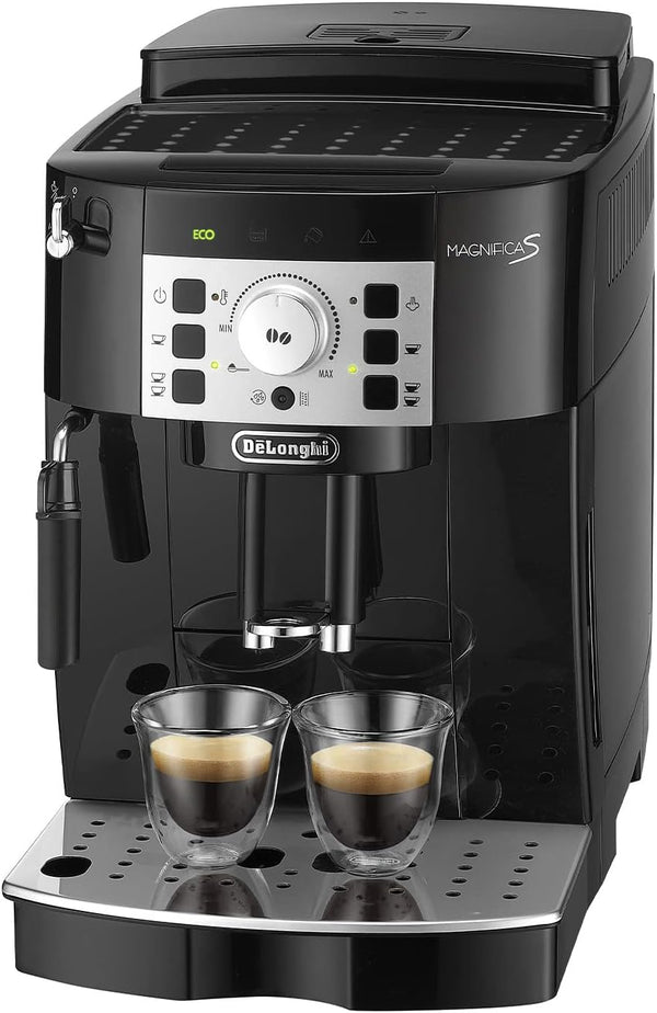 De'Longhi Magnifica S ECAM22.110.B, Coffee Maker with with Milk Frother,  Automatic Espresso Machine with 2 Hot Coffee Drinks Recipes, Soft-Touch